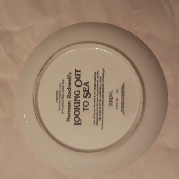 ♥️VINTAGE♥️ 1982 Norman Rockwell collector plate - Picture 2 of 3